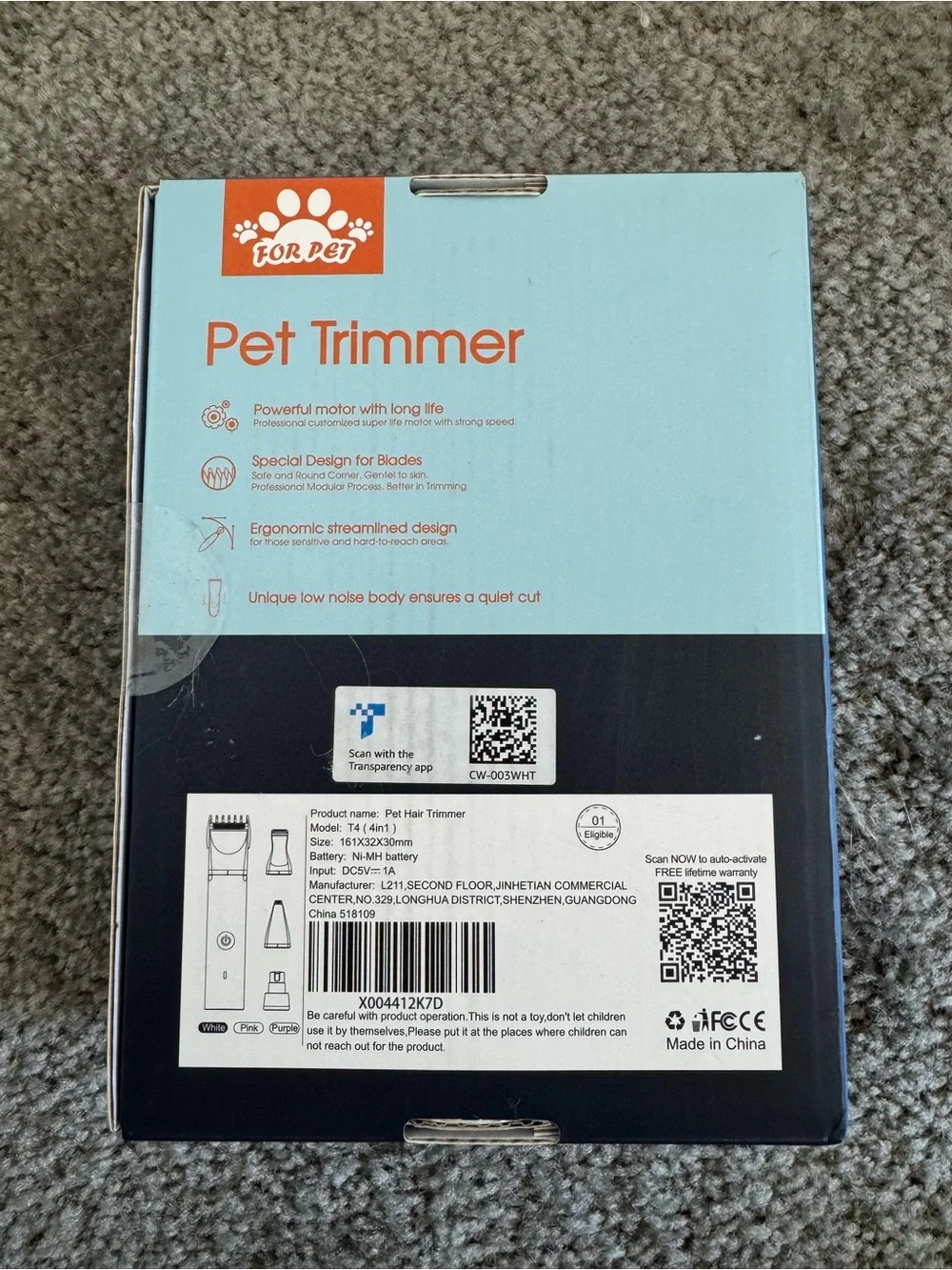 Pet Hair Trimmer